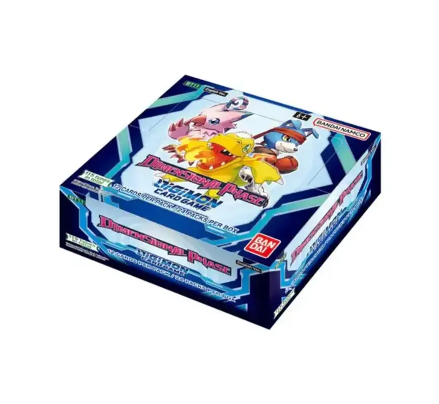 DIGIMON DIMENSIONAL PHASE BOOSTER BOX