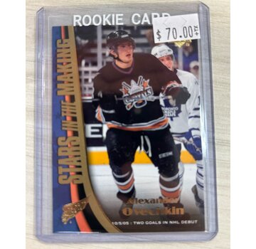 UPPER DECK 2005-06 UD SERIES 2 STARS IN THE MAKING ALEXANDER OVECHKIN ROOKIE