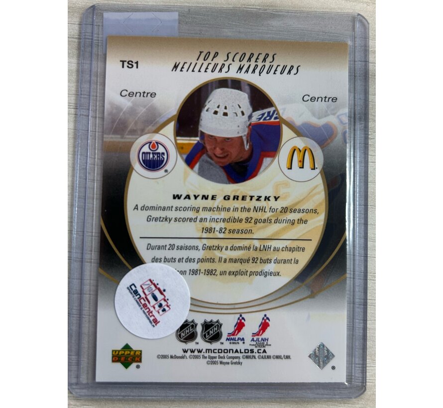 2005-06 MCDONALDS WAYNE GRETZKY TOP SCORERS