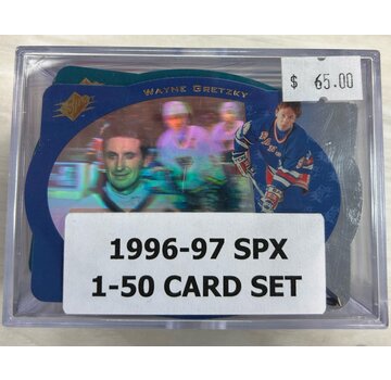 UPPER DECK 1996-97 SPX 1-50 CARD SET
