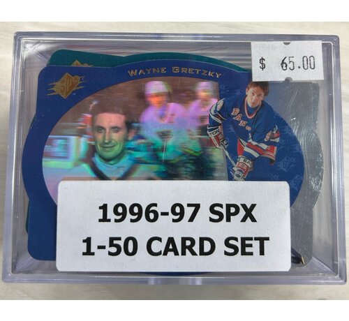 UPPER DECK 1996-97 SPX 1-50 CARD SET