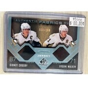 UPPER DECK 2007-08 SP GAME USED AUTHENTIC FABRICS DUOS CROSBY/MALKIN