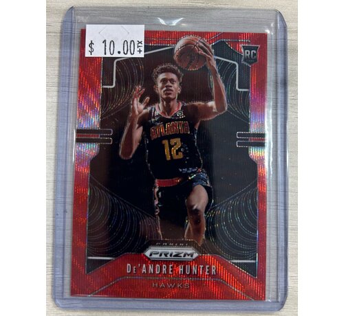 PANINI 2019-20 PANINI PRIZM DE'ANDRE HUNTER RED WAVE ROOKIE