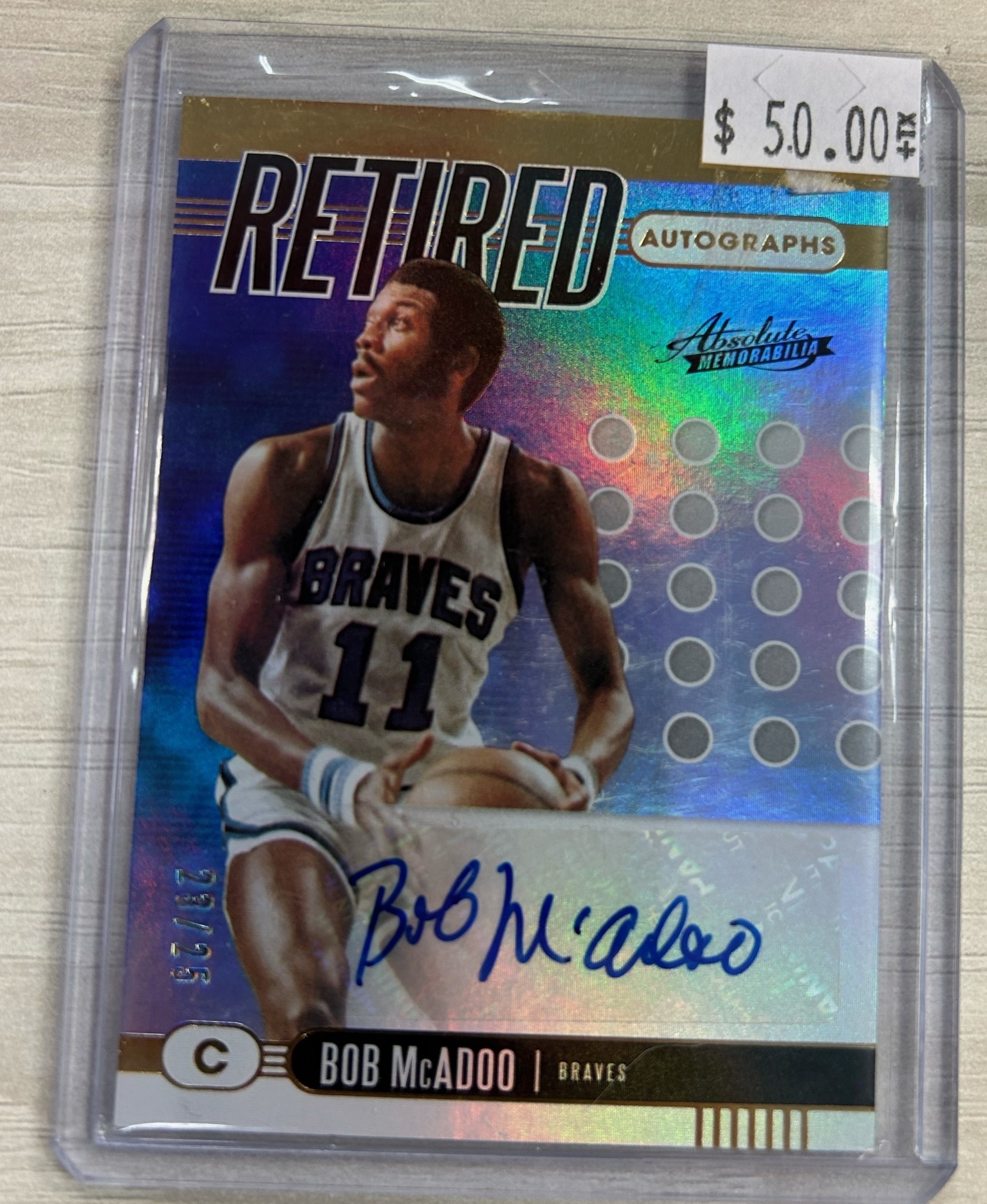 Up To 25% Off on Bob McAdoo Signed Blue Throwb