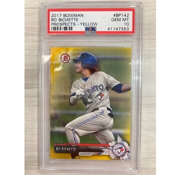 BOWMAN 2017 BOWMAN YELLOW BO BICHETTE BP142 PSA 10