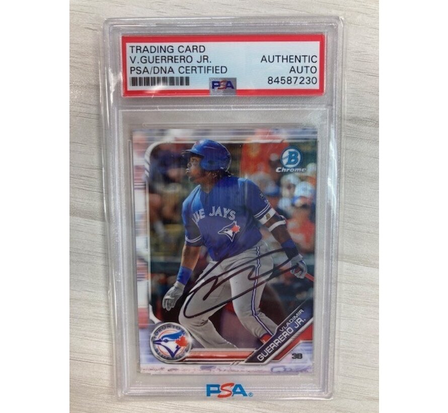 2019 BOWMAN IN PERSON AUTOGRAPH VLADIMIR GUERRERO JR PSA AUTHENTIC