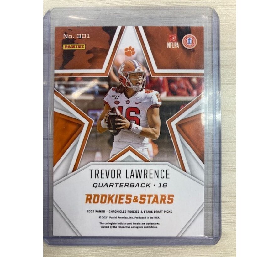 2021 CHRONICLES ROOKIES & STARS TREVOR LAWRENCE #301
