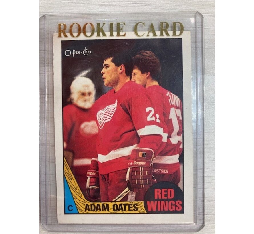 1987-88 O-PEE-CHEE ADAM OATES ROOKIE CARD #123