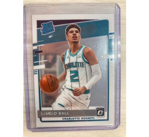 2020-21 DONRUSS OPTIC RATED ROOKIE LAMELO BALL #153