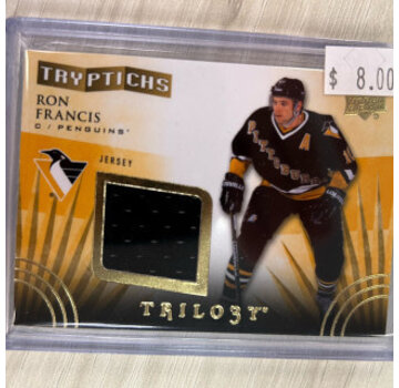 UPPER DECK 2014-15 TRILOGY HOCKEY RON FRANCIS TRYPITCHES /400