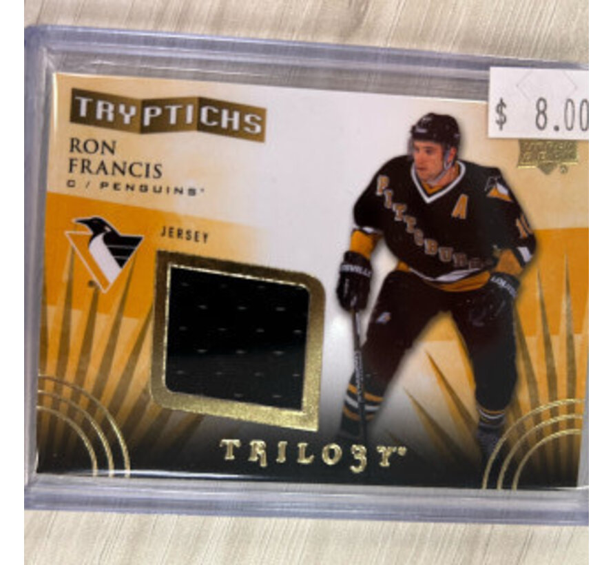 2014-15 TRILOGY HOCKEY RON FRANCIS TRYPITCHES /400