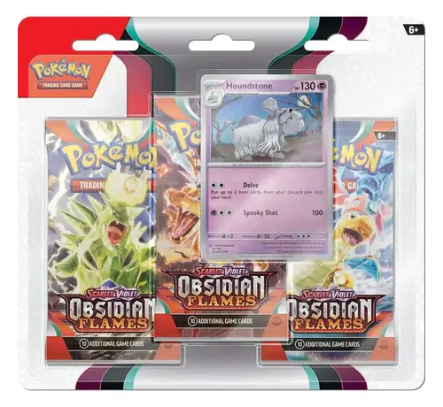 POKEMON POKEMON SV03 OBSIDIAN FLAMES 3-PACK BLISTER