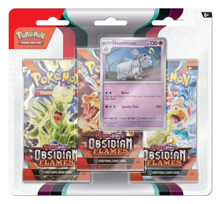 POKEMON SV03 OBSIDIAN FLAMES 3-PACK BLISTER