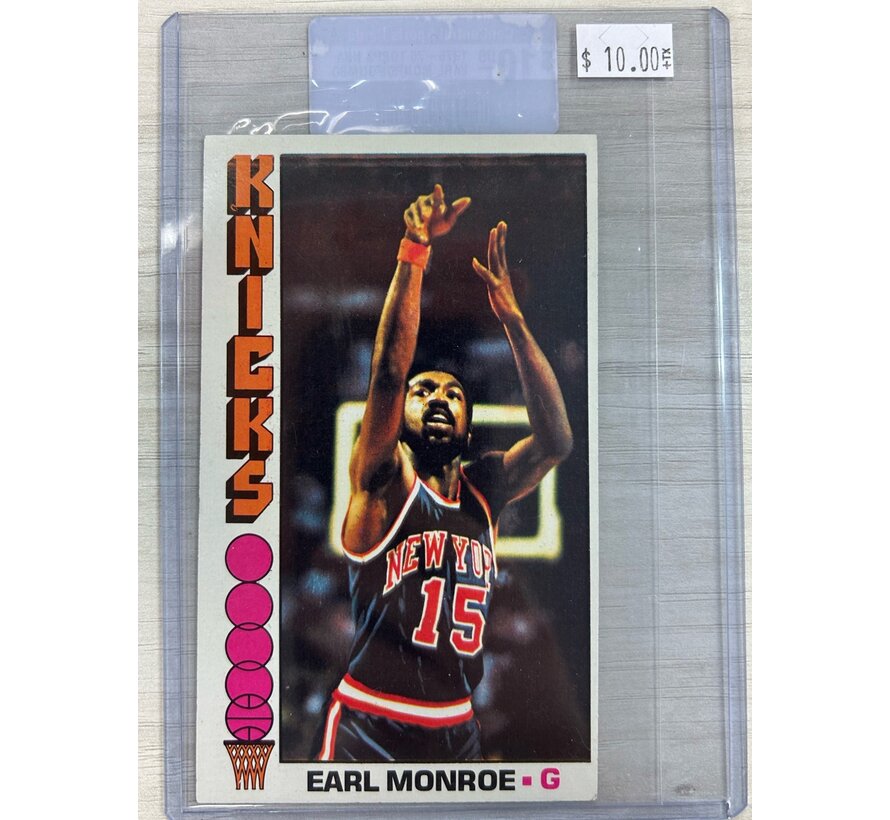 1975-76 TOPPS NBA EARL MONROE JUMBO