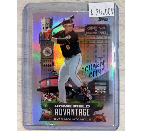 TOPPS 2022 TOPPS HOME FIELD ADVANTAGE RYAN MOUNTCASTLE