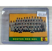 TOPPS 1961 TOPPS BOSTON RED SOX *ALTERED*