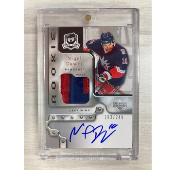 UPPER DECK 2006-07 UD THE CUP ROOKIE PATCH AUTO NIGEL DAWES 163/249 #143