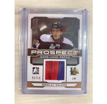 IN THE GAME 2014 IN THE GAME PROSPECT GAME USED PATCH NIKOLAJ EHLERS 02/15 #PGU-23