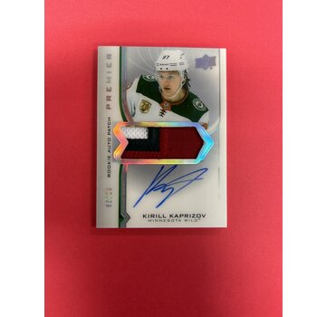 UPPER DECK 2020-21 UPPER DECK PREMIER KIRILL KAPRISOV PREMIER ROOKIE AUTO PATCH /99