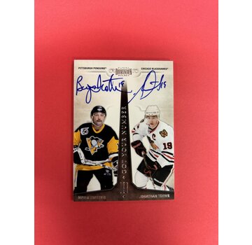 PANINI 2011 PANINI DOMINION GOT YOUR NUMBER TOEWS / TROTTIER AUTO /50