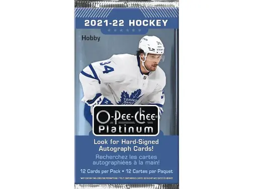 UPPER DECK 2021-22 UPPER DECK OPC PLATINUM HOCKEY HOBBY PACK