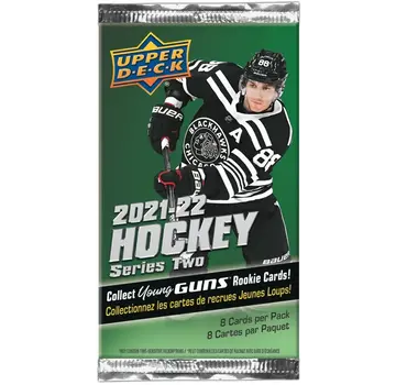 UPPER DECK 2021-22 UPPER DECK HOCKEY SERIES 2 RETAIL PACK