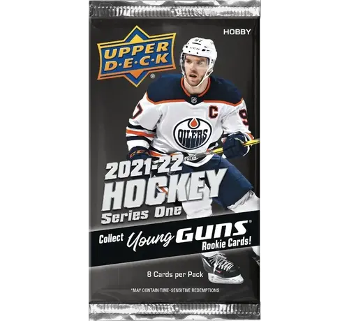 UPPER DECK 2021-22 UPPER DECK SERIES 1 HOCKEY HOBBY PACK