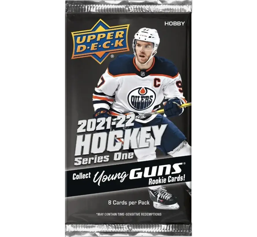 2021-22 UPPER DECK SERIES 1 HOCKEY HOBBY PACK