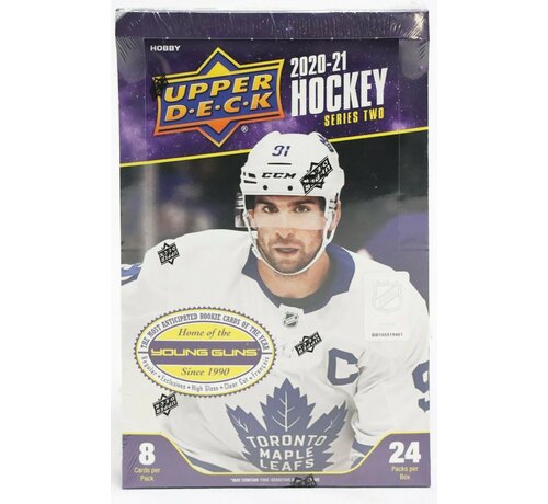 UPPER DECK 2020-21 UPPER DECK SERIES 2 HOCKEY HOBBY BOX