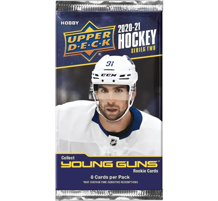 2020-21 UPPER DECK SERIES 2 HOCKEY HOBBY PACK