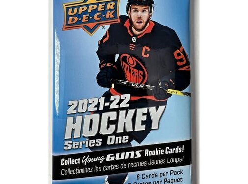 UPPER DECK 2021-22 UPPER DECK SERIES 1 HOCKEY RETAIL PACK