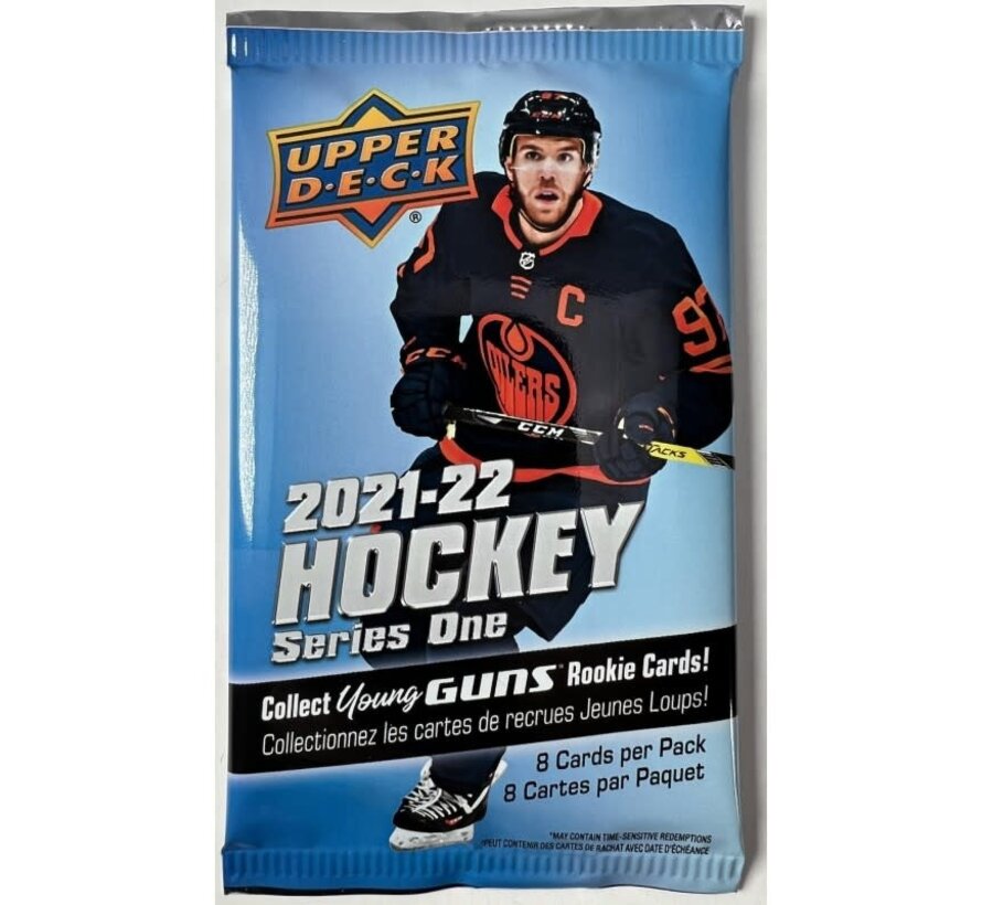 2021-22 UPPER DECK SERIES 1 HOCKEY RETAIL PACK
