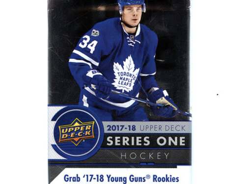 UPPER DECK 2017-18 UPPER DECK SERIES 1 HOCKEY HOBBY PACK
