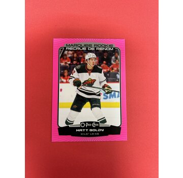 O-PEE-CHEE 2022-23 OPC MATT BOLDY MARQUEE ROOKIES HOT PINK /75