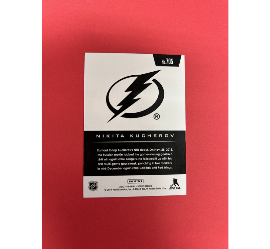 2013-14 PANINI SCORE NIKITA KUCHEROV HOT ROOKIES