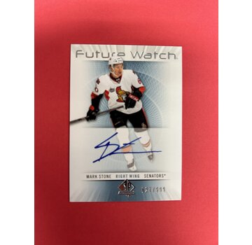 UPPER DECK 2012-23 SP AUTHENTIC MARK STONE FUTURE WATCH AUTO /999