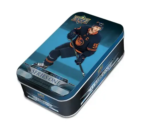 UPPER DECK 2023-24 UPPER DECK HOCKEY SERIES 1 TIN