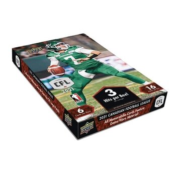UPPER DECK 2021 UPPER DECK CFL FOOTBALL HOBBY BOX