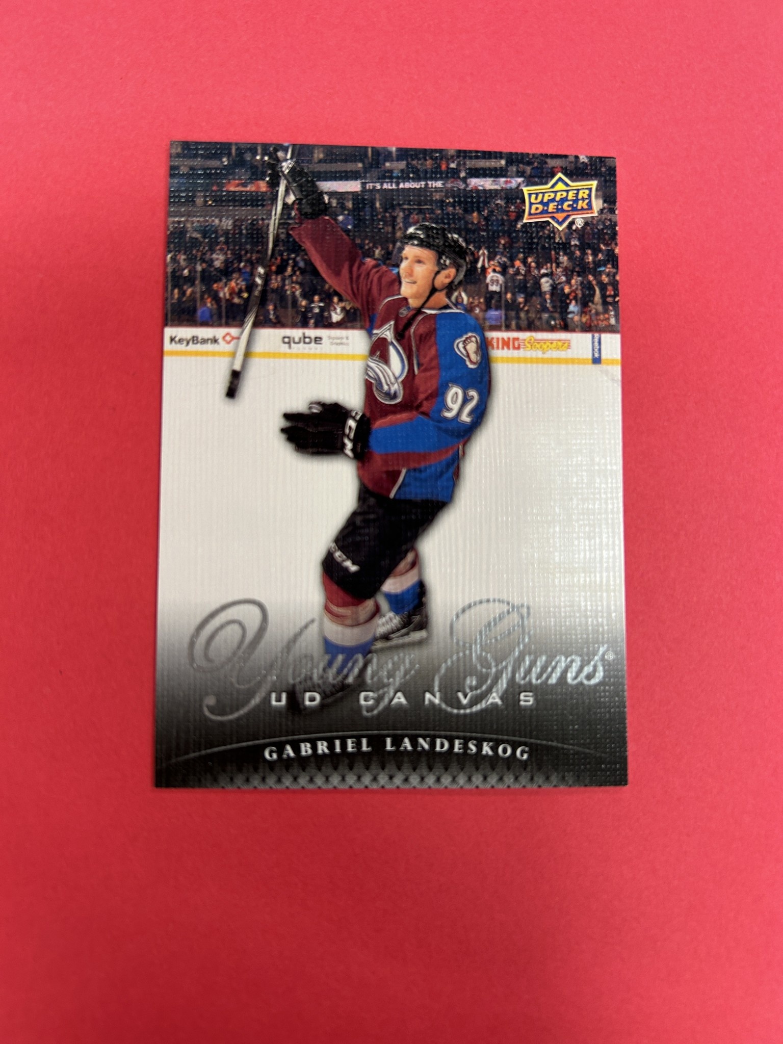 201112 UPPERDECK SERIES 2 GABRIEL LANDESKOG YOUNG GUNS CANVAS