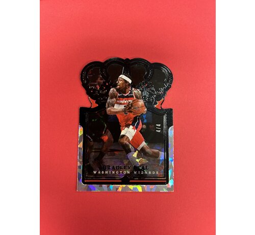 PANINI 2021-22 PANINI CROWN ROYALE BRADLEY BEAL BLACK CRACKED ICE /4