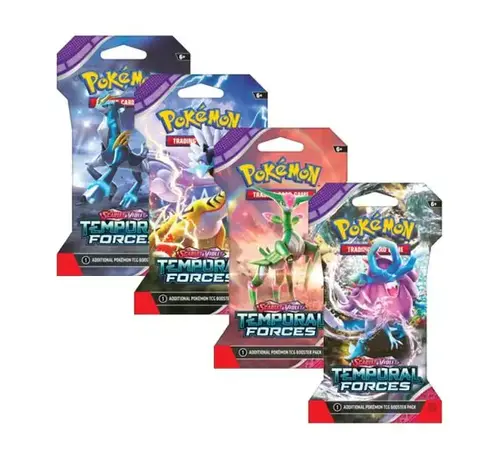 NINTENDO POKEMON SV05 TEMPORAL FORCES BLISTER PACKS