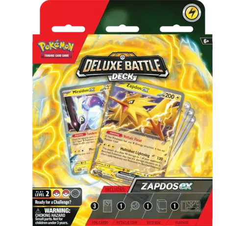 NINTENDO POKEMON EX DLX BATTLE DECK NINETALES/ZAPDOS