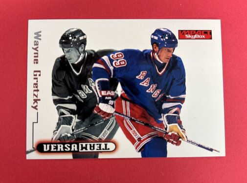 SKYBOX 1996 SKYBOX IMPACT WAYNE GRETZKY TEAM VERSA