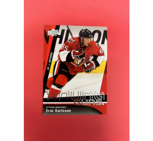 UPPER DECK 2009-10 UPPER DECK SERIES 1 ERIK KARLSSON YOUNG GUNS