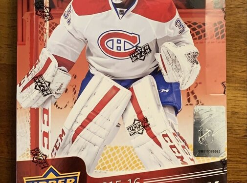 UPPER DECK 2015-16 UPPER DECK SERIES 1 HOCKEY HOBBY BOX