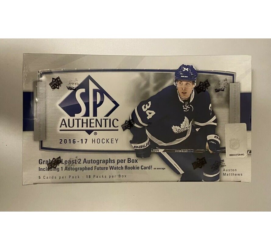 2016-17 UPPER DECK SP AUTHENTIC HOCKEY PACK