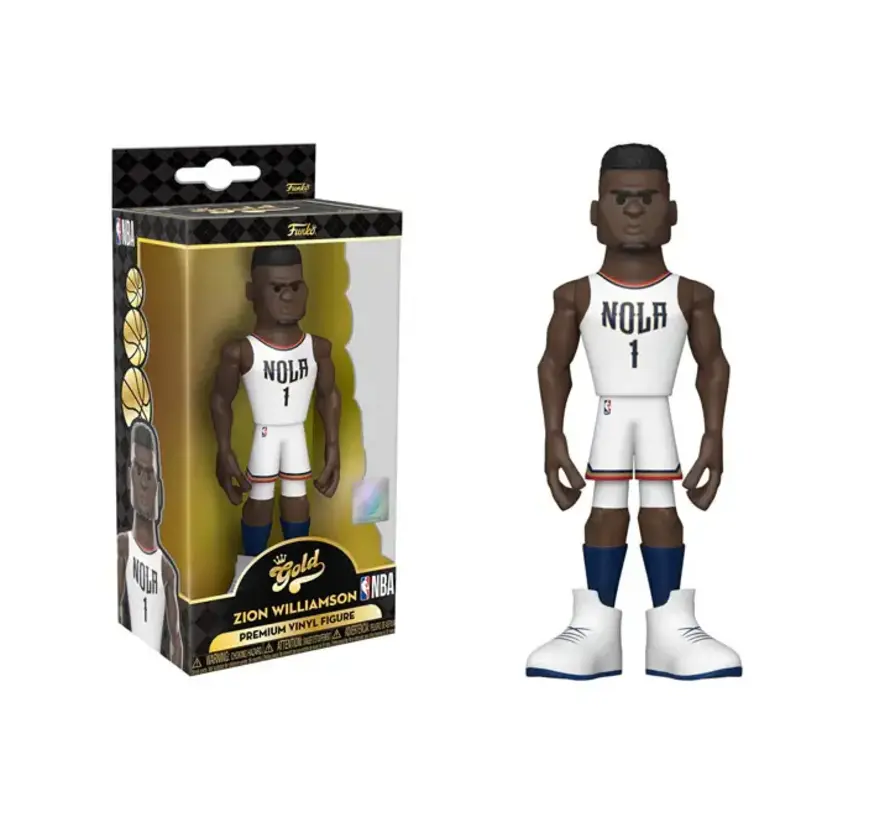 2021 FUNKO GOLD ZION WILLIAMSON GOLD VINYL FIGURE