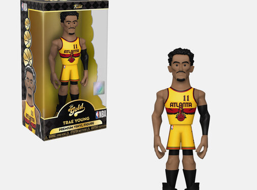 FUNKO 2021 FUNKO GOLD TRAE YOUNG GOLD VINYL FIGURE