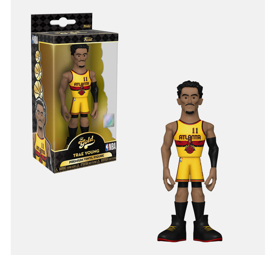 2021 FUNKO GOLD TRAE YOUNG GOLD VINYL FIGURE