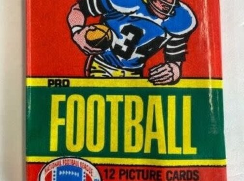 TOPPS 1980 TOPPS FOOTBALL WAX PACK BBCE